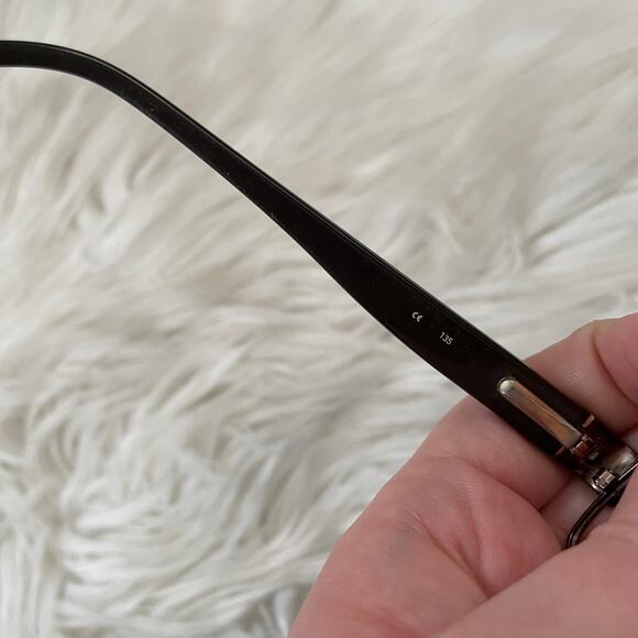 Coach prescription eyeglasses FRAMES ONLY 1008 Mona Dark Brown Bayonetta glasses - Picture 7 of 7